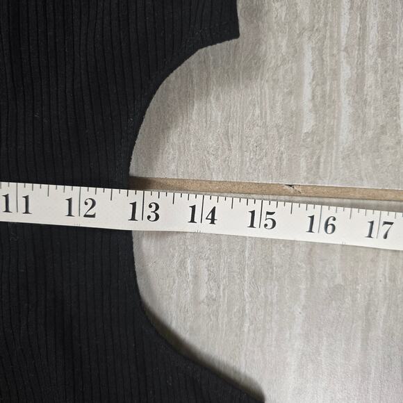 NWT Reformation Womens Kensy Black Long Sleeve Cocktail Dress Large - Picture 5 of 11